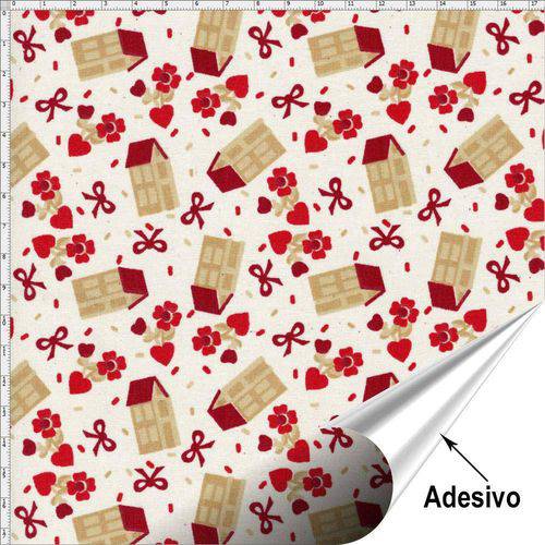Tecido Adesivo para Patchwork - Natal 09 (45x70)