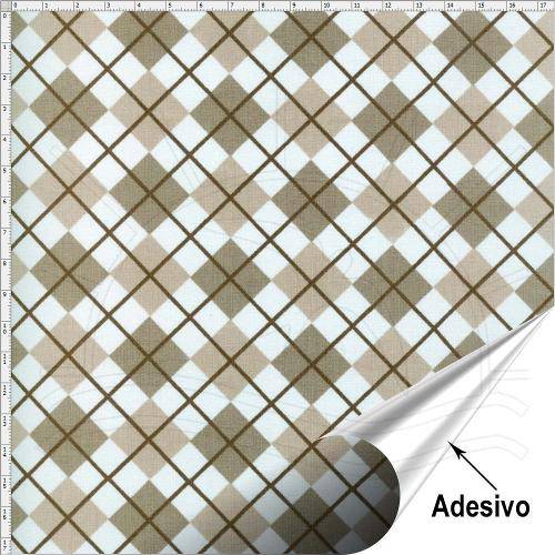 Tecido Adesivo para Patchwork - Xadrez 015 (45x70)