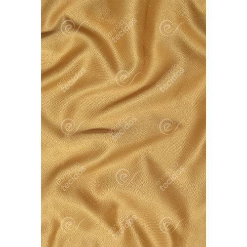 Tecido Cetim Dourado Liso - 3,00m de Largura