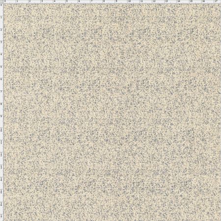Tecido de Linho para Patchwork - Rose Garden Textura Cinza (0,50x1,40)