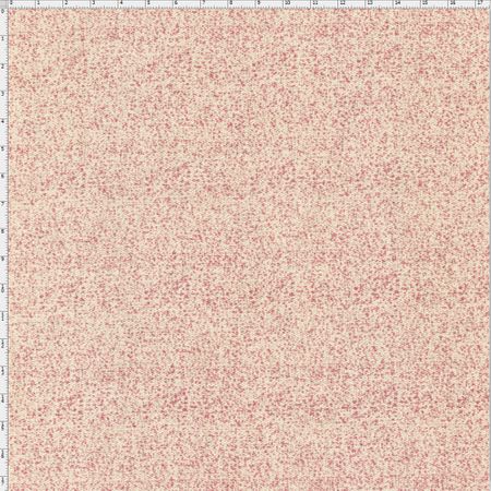 Tecido de Linho para Patchwork - Rose Garden Textura Rose (0,50x1,40)