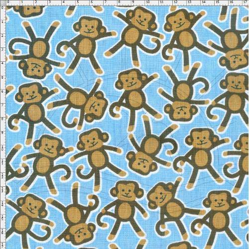 Tecido Estampado para Patchwork - 17247 Monkeys 01 (0,50x1,40)
