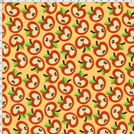 Tecido Estampado para Patchwork - Apples: Maçãs Juntas (0,50x1,40)