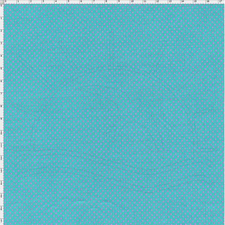 Tecido Estampado para Patchwork - Arte em Cores Poá Violeta Fundo Verde (0,50x1,40)