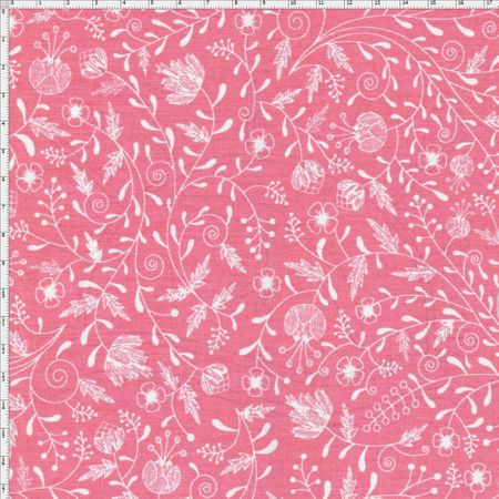 Tecido Estampado para Patchwork - Arte Floral Verão Cor 21422 (0,50x1,40)