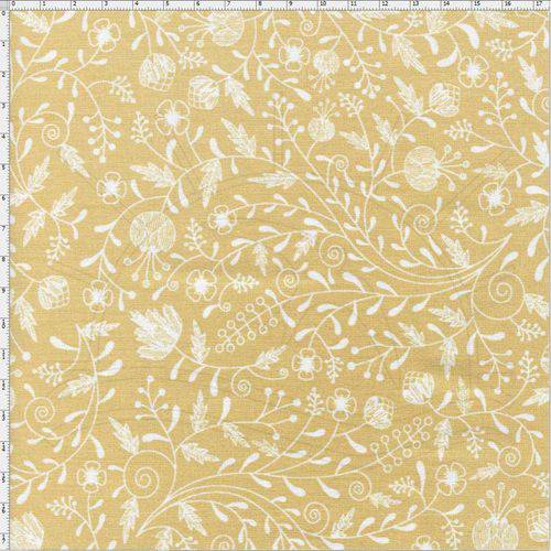 Tecido Estampado para Patchwork - Arte Floral Verão Cor 21420 (0,50x1,40)