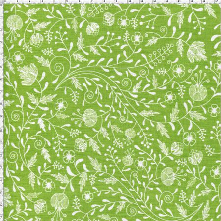 Tecido Estampado para Patchwork - Arte Floral Verão Cor 21421 (0,50x1,40)