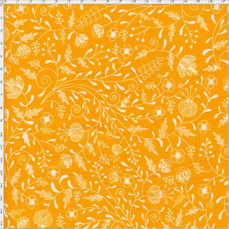 Tecido Estampado para Patchwork - Arte Floral Verão Cor 21424 (0,50x1,40)