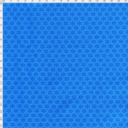Tecido Estampado para Patchwork - Baltimore By Tais Favero - Floral Azul (0,50x1,40)