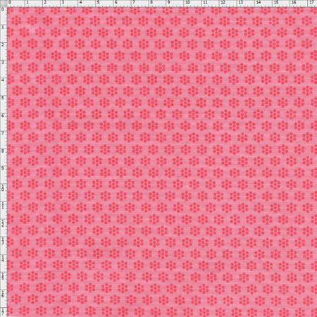 Tecido Estampado para Patchwork - Baltimore By Tais Favero - Floral Pink (0,50x1,40)