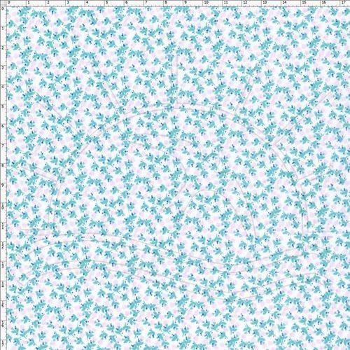 Tecido Estampado para Patchwork - BC003 Alma de Passarinho Micro Floral Cor 01 (0,50x1,40)