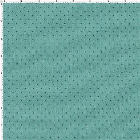 Tecido Estampado para Patchwork - Bee Buzz: Micro Poá Jade (0,50x1,40)