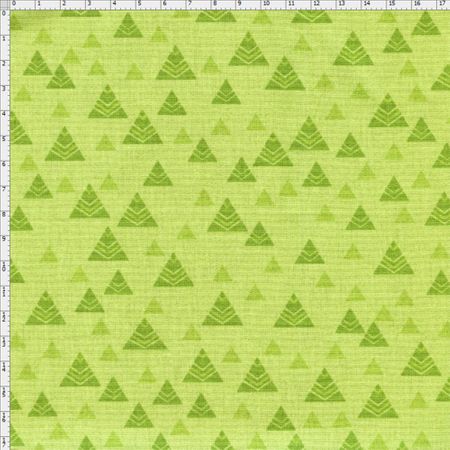 Tecido Estampado para Patchwork - Coleção Andina Composê Textura Lhamas Fundo Verde (0,50x1,40)