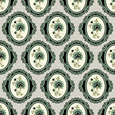 Tecido Estampado para Patchwork - Coleção Delicatesse Verde Camafeu (0,50x1,40)