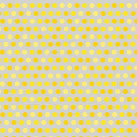 Tecido Estampado para Patchwork - Coleção Gris Poá Médio Amarelo Fundo Cinza (0,50x1,40)