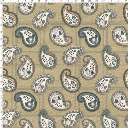 Tecido Estampado para Patchwork - Coleção Marrakesh Mini Cashmere Bege (0,50x1,40)
