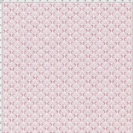 Tecido Estampado para Patchwork - Coleção Mini Elementos Grade Portuguesa Lilac (0,50x1,40)