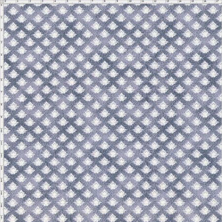 Tecido Estampado para Patchwork - Coleção Mini Elementos Lótus Cinza (0,50x1,40)