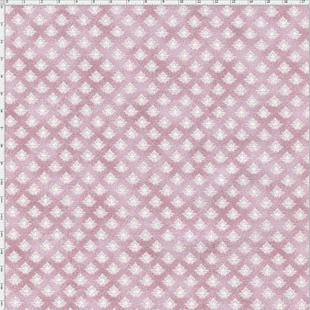 Tecido Estampado para Patchwork - Coleção Mini Elementos Lotus Lilac (0,50x1,40)