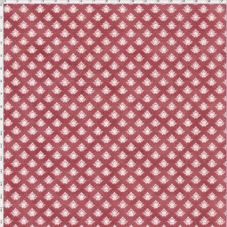 Tecido Estampado para Patchwork - Coleção Mini Elementos Lotus Rosa Rei (0,50x1,40)