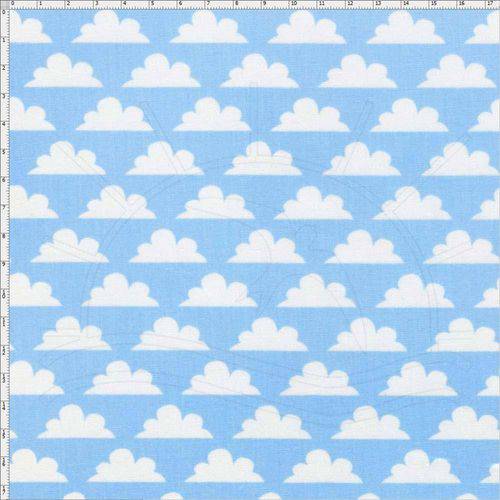 Tecido Estampado para Patchwork - Coleção São Francisco Nuvens 01 (0,50x1,40)