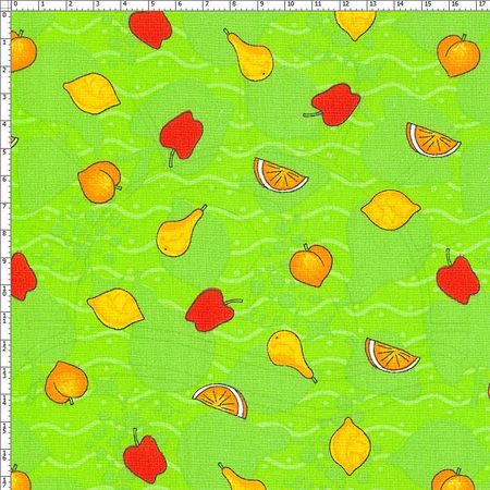 Tecido Estampado para Patchwork - DB036 Fruit Salad Cor 01 (0,50x1,40)