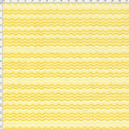 Tecido Estampado para Patchwork - DB110 Tonal Waves - Yellow C06 (0,50x1,40)