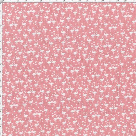 Tecido Estampado para Patchwork - Flamingo Mingo Cor 1 (0,50x1,40)