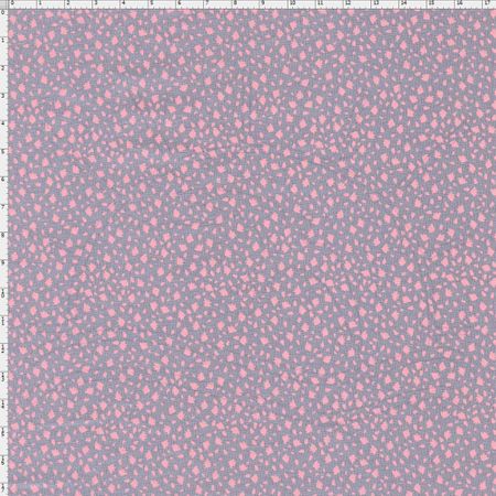 Tecido Estampado para Patchwork - Flamingo Pegadinhas Cor 2 (0,50x1,40)