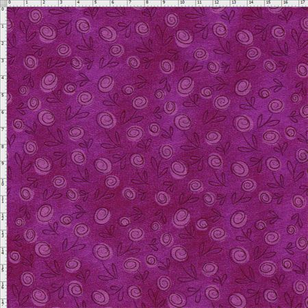 Tecido Estampado para Patchwork - Floral Doodle Maravilha (0,50x1,40)