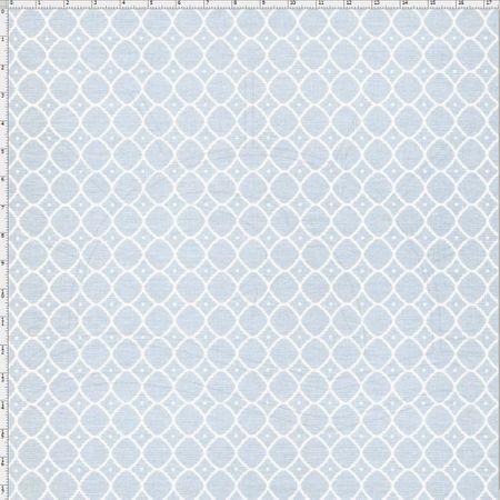 Tecido Estampado para Patchwork - Floral Veneza Lilás e Gelo Cor 1943 (0,50x1,40)
