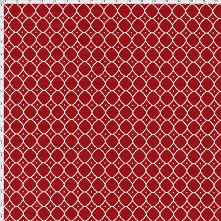 Tecido Estampado para Patchwork - Floral Veneza Vermelho e Bordô Cor 1959 (0,50x1,40)