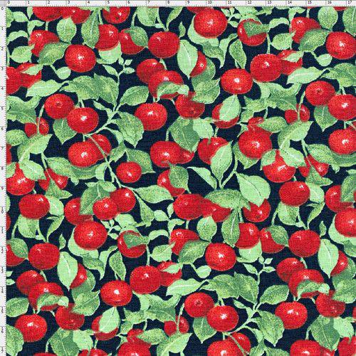 Tecido Estampado para Patchwork - Fruits Vermelho 22800/01 (0,50x1,40)