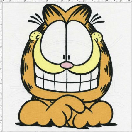 Tecido Estampado para Patchwork - Garfield Painel (0,65x1,40)