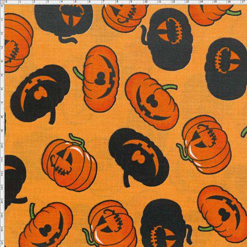 Tecido Estampado para Patchwork - Halloween Cor 35711 (0,50x1,40)