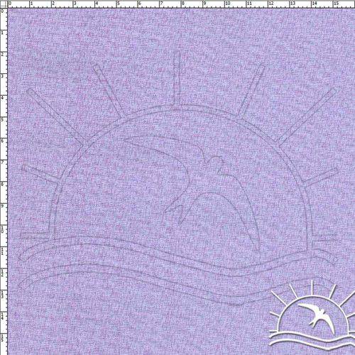 Tecido Estampado para Patchwork - Linho Lilás (0,50x1,40)