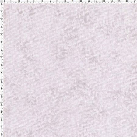 Tecido Estampado para Patchwork - Millyta Shabby Romantic Textura Folhas Cinza Claro (0,50x1,40)