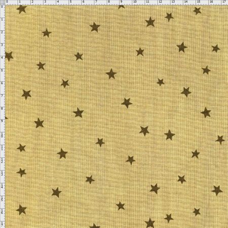 Tecido Estampado para Patchwork - Natal Tela Primitivo Estrelas Vinho (0,50x1,40)