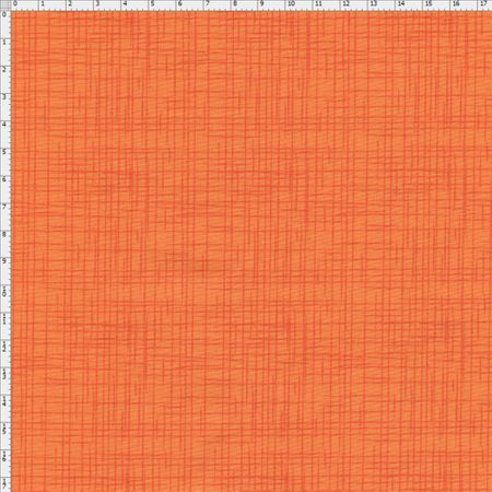 Tecido Estampado para Patchwork - Roda de Cores Abstrato Fundo Laranja (0,50x1,40)