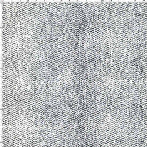 Tecido Estampado para Patchwork - Textura Jeans Cinza (0,50x1,40)