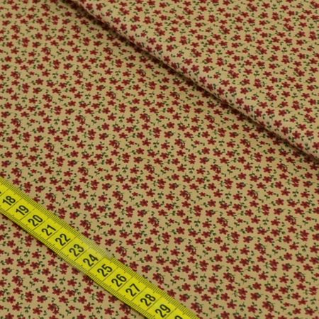 Tecido Estampado para Patchwork - Utah: Mini Floral Utah Caramelo (0,50x1,40)
