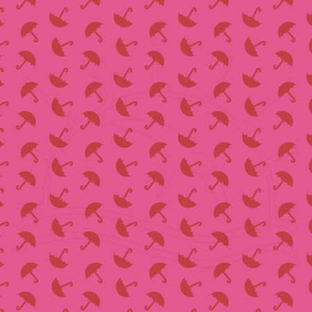 Tecido Estampado para Patchwork - Vanessa Guimarães Coleção London - Guarda Chuva Pink (0,50x1,40)