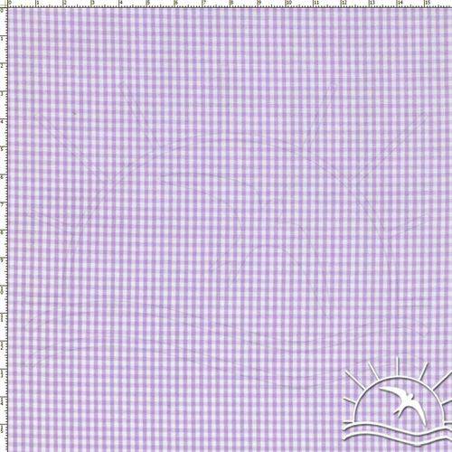 Tecido Estampado para Patchwork - Xadrez Lilás (0,50x1,40)