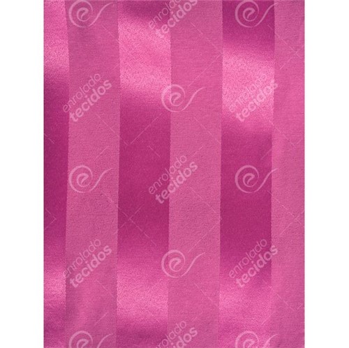 Tecido Jacquard Pink Listrado Tradicional - 2,80m de Largura