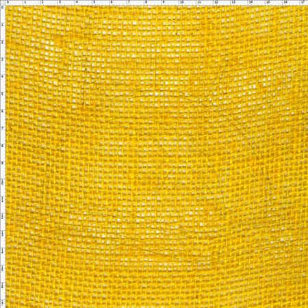Tecido Juta P9 Colorido (0,50x1,00) Amarelo