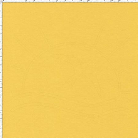 Tecido Liso para Patchwork - Amarelo Ouro Cor LISO1279 (0,50x1,40)