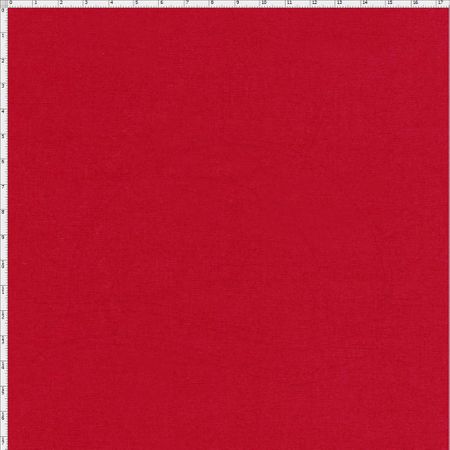 Tecido Liso para Patchwork - Vermelho Carmim Cor LISO3516 (0,50x1,40)
