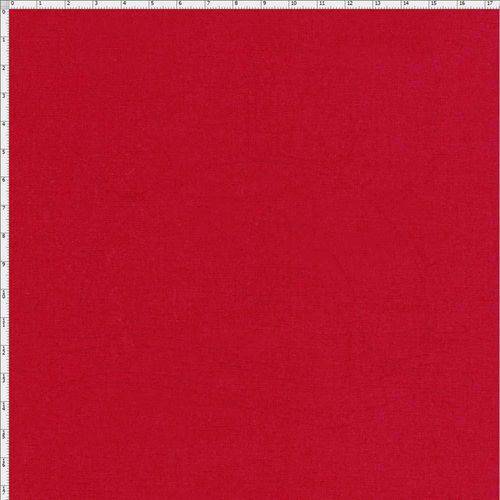Tecido Liso para Patchwork - Vermelho Carmim Cor LISO3516 (0,50x1,40)