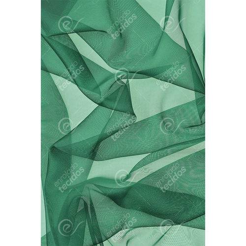 Tecido Voil Verde Esmeralda - 3,00m de Largura