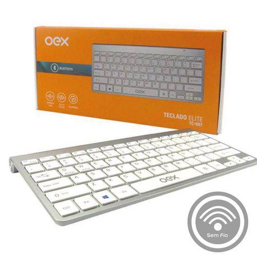 Teclado Bluetooth Oex Elite TC501 para PC Mac Tablet